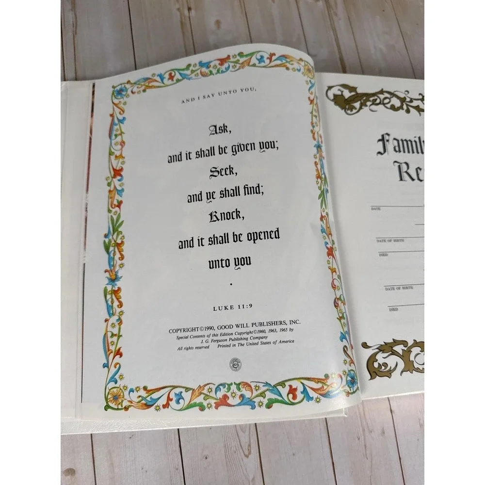 Holy Bible King James Version Come Unto‎ Me Edition Good Will Publishers